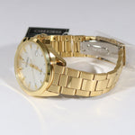 Seiko Men's Stainless Steel Gold Tone White Dial  Quartz Watch SUR212P1 - Chronobuy