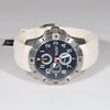Nautica Quartz Blue Dial White Rubber Strap Men's Watch NAD12514G