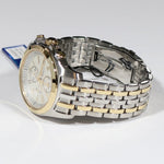 Seiko Quartz Men's Two Tone Stainless Steel Chronograph Watch SNAE32P1