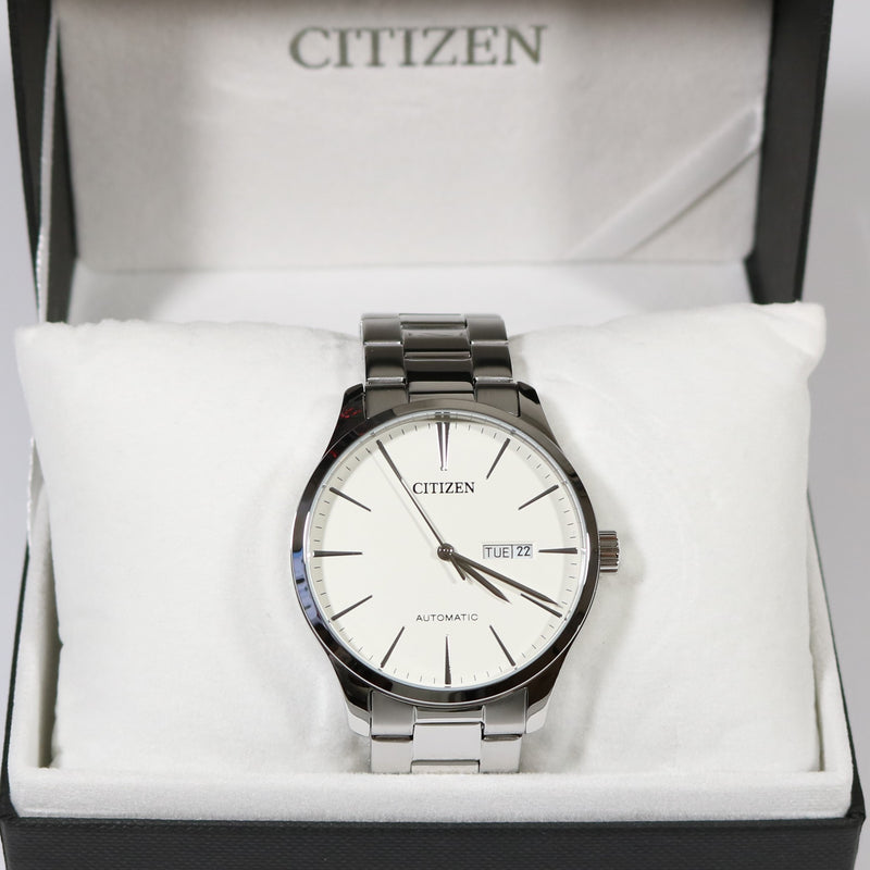 Citizen Classic Automatic White Dial Men's Watch NH8350-83A - Chronobuy