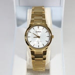 Lorus Quartz Gold Tone Stainless Steel Dress Women's Watch RH760AX9