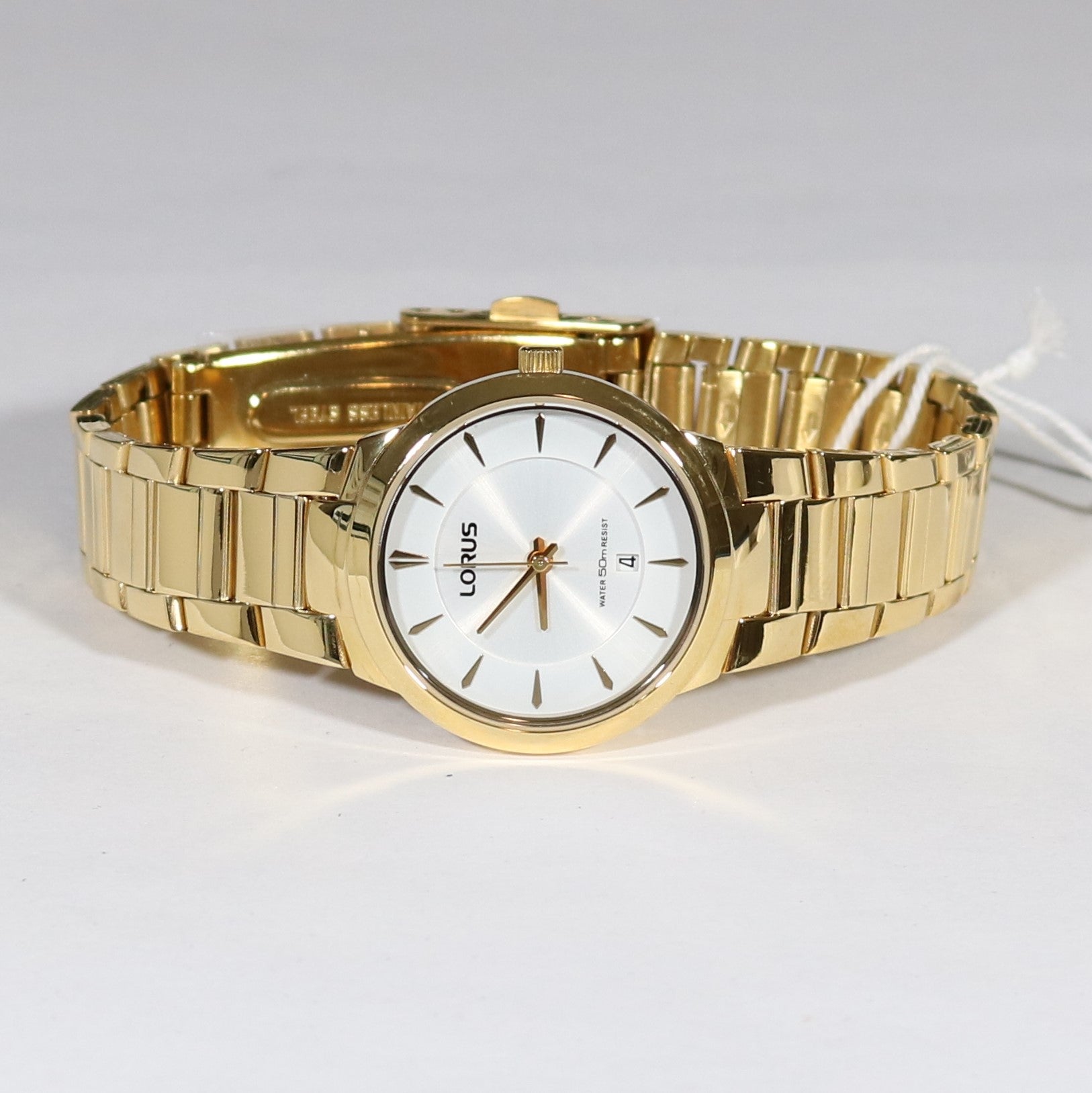 Lorus Quartz Gold Tone Stainless Steel Dress Women\'s Watch RH760AX9 –  Chronobuy | Quarzuhren