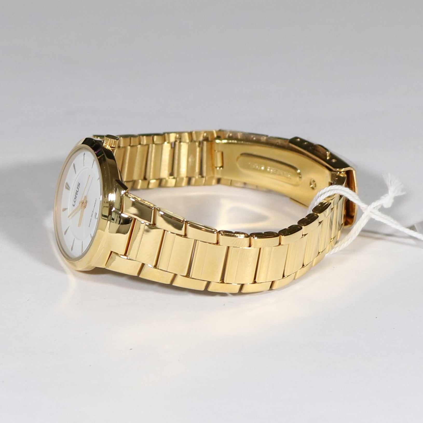 – Chronobuy Stainless Steel Women\'s Tone RH760AX9 Dress Quartz Watch Gold Lorus