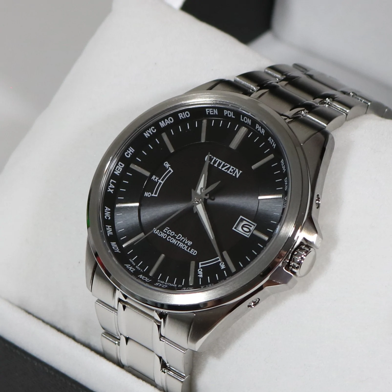 Citizen Eco Drive Stainless Steel Radio Controlled Men s Watch