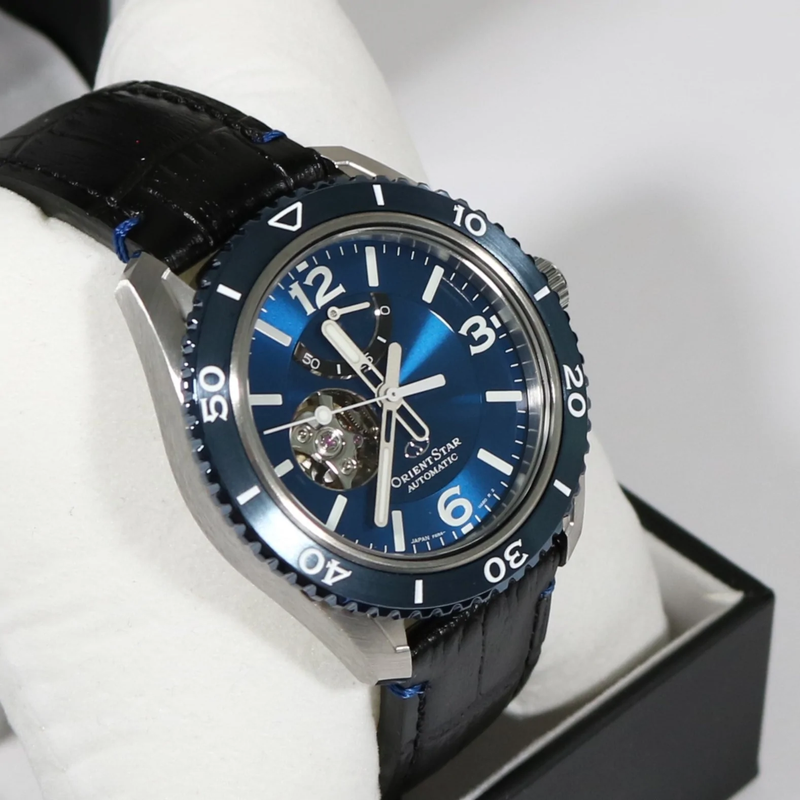 Orient Star Sport Blue Dial Automatic Diver Men's Watch RE-AT0108L00B