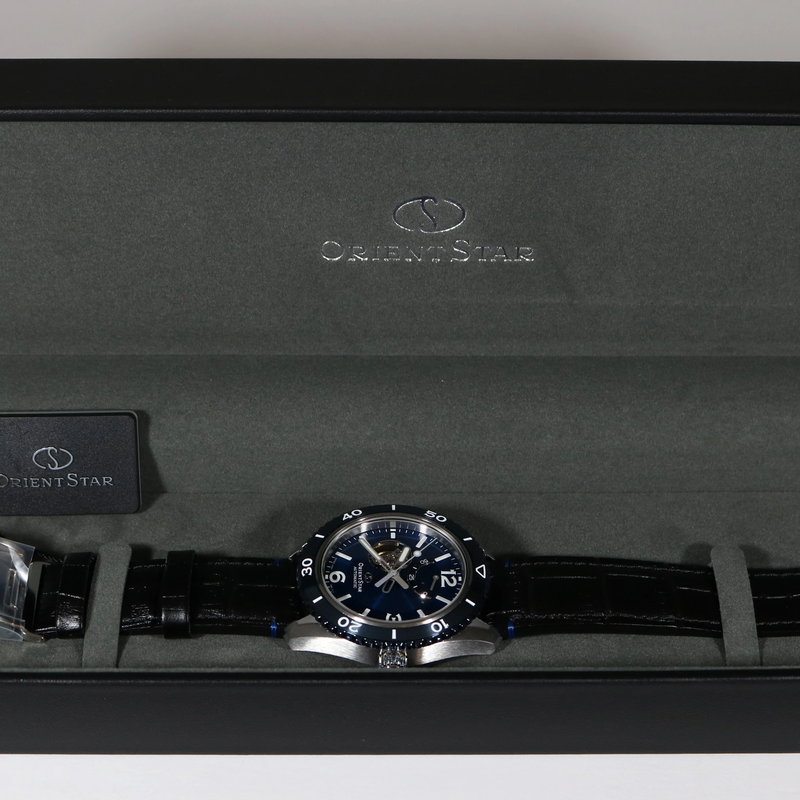 Orient Star Sport Blue Dial Automatic Diver Men's Watch RE-AT0108L00B