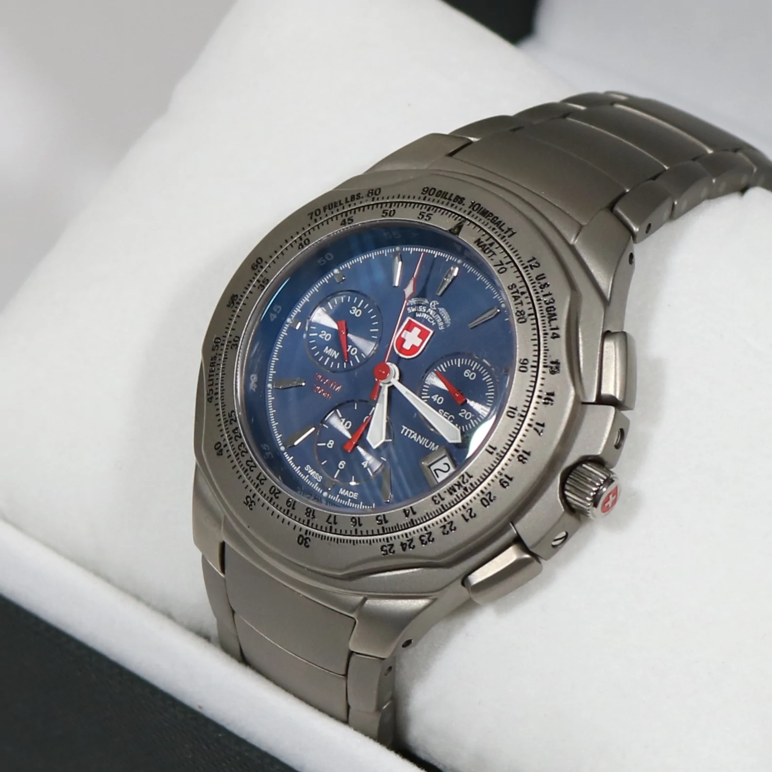 Swiss military titanium sale