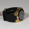 Swiss Eagle Response Gold Tone Stainless Steel Black Rubber Strap Watch SE-9039-03