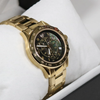 Swiss Eagle Talon Women's  Gold Tone Steel Sports Chronograph Watch SE-6026-44
