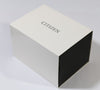 Citizen Eco Drive Men's White Dial Black Leather Strap Watch AO9003-16A - Chronobuy